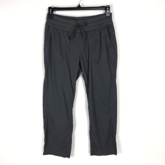 The North Face Cropped Trail Pant Women's Medium Gray Lightweight Stretch Hiking - Picture 1 of 11